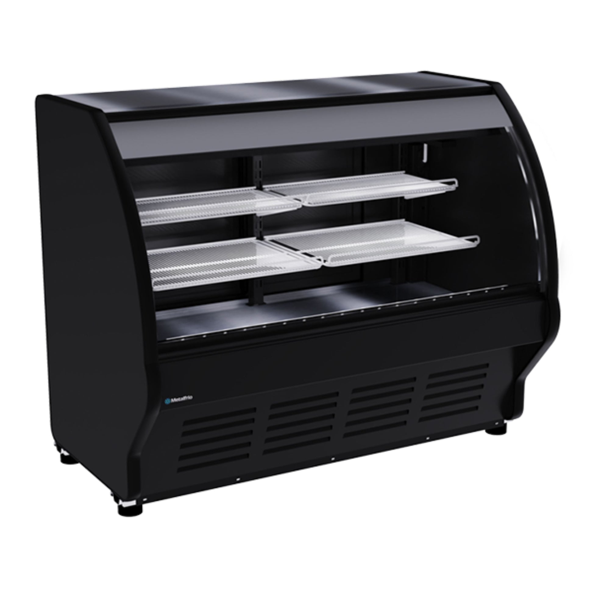 VITRINA REFRIGERADA CON CAPACIDAD DE 667 L CON DOBLE CRISTAL CURVO FRONTAL, 4 PARRILLAS MODELO VCM150 MODELO VCM150