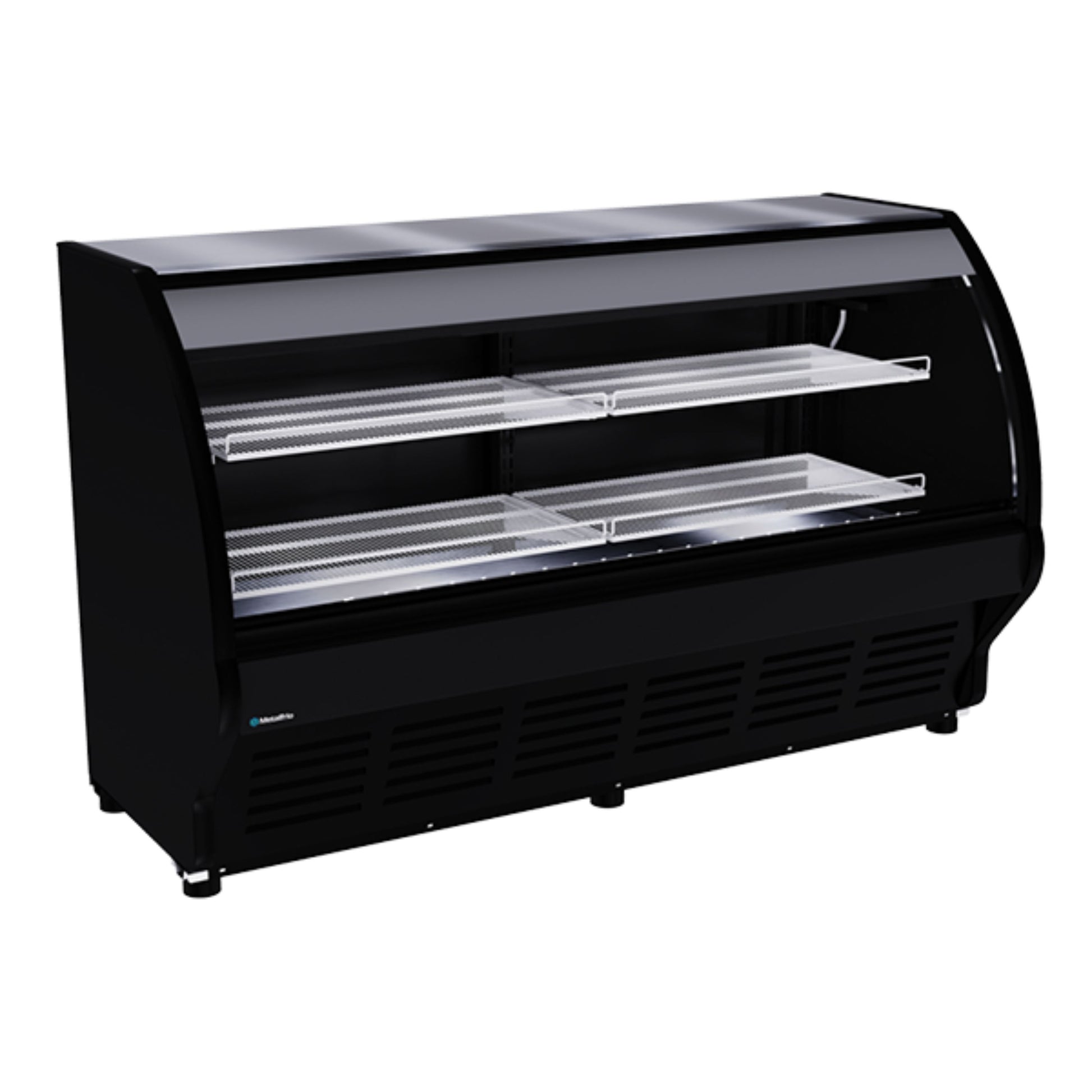 VITRINA REFRIGERADA CON CAPACIDAD DE 925 L CON DOBLE CRISTAL CURVO FRONTAL, 4 PARRILLAS MODELO VCM200 MODELO VCM200