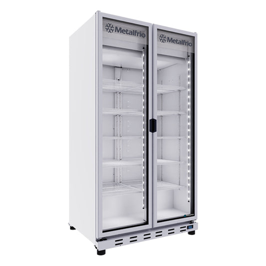 REFRIGERADOR CERVECERO CON CAPACIDAD DE 38 PIES³ (1.076 m³) CON 2 PUERTAS DE VIDRIO ANTIEMPAÑANTE, 10 PARRILLAS MODELO VN100