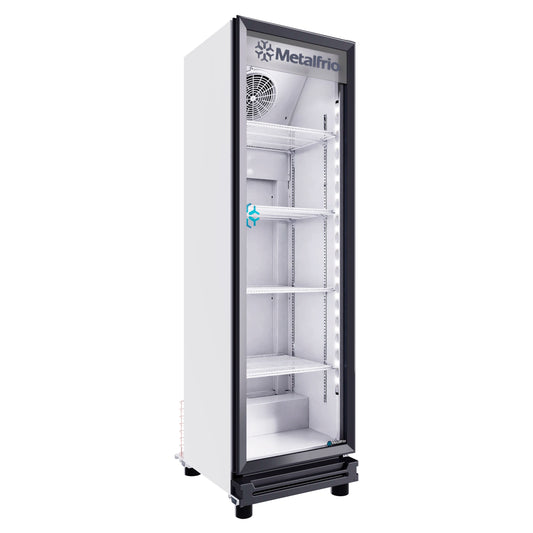 REFRIGERADOR CERVECERO SLIM CON CAPACIDAD DE 10.4 PIES³ (0.294 m³) CON 1 PUERTA DE VIDRIO ANTIEMPAÑANTE FULL GLASS, 4 PARRILLAS MODELO VN25