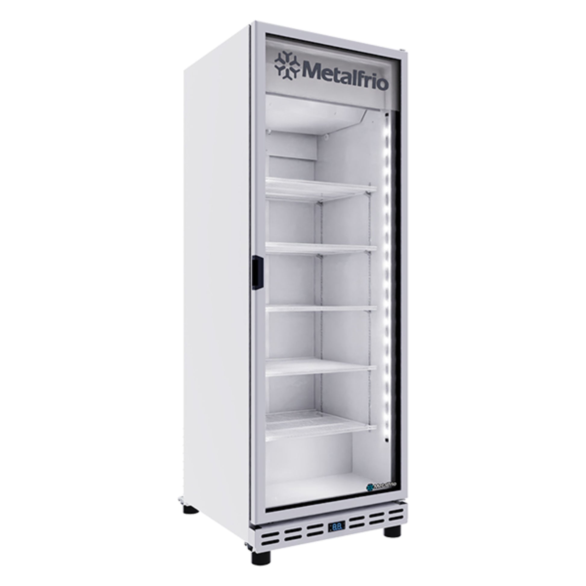 REFRIGERADOR CERVECERO CON CAPACIDAD DE 21.1 PIES³ (0.598 m³) CON 1 PUERTA DE VIDRIO ANTIEMPAÑANTE FULL GLASS, 5 PARRILLAS MODELO VN55