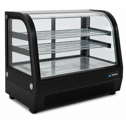 VITRINA SOBREMOSTRADOR REFRIGERADA CURVA 82.7 LITROS VS-68-C