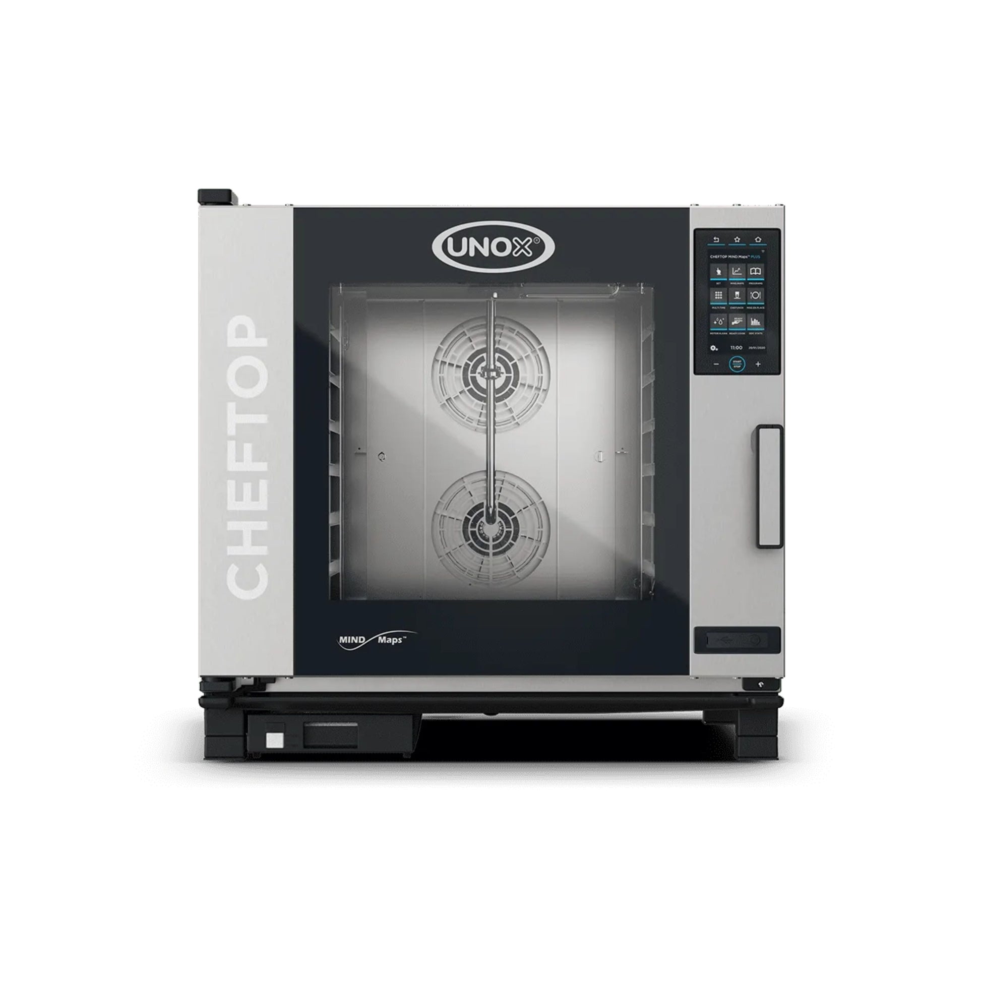 HORNO COMBINADO A GAS DE ACERO INOXIDABLE CHEFTOP MIND.MAPSTM PLUS COUNTERTOP XEVC-0621-GPRM