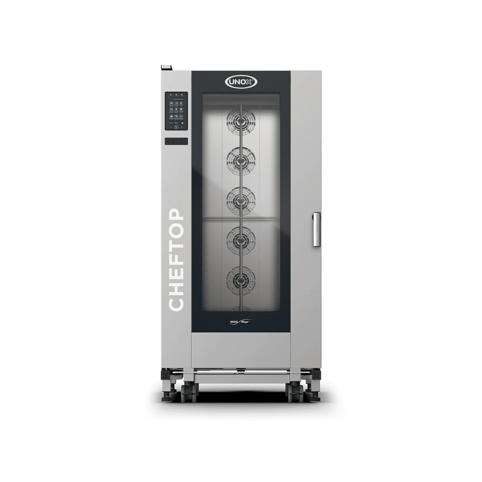 HORNO DE CARRO A GAS COMBINADO CON 20 BANDEJAS CHEFTOP MIND.MAPSTM PLUS BIG XEVL-2021-GPRS