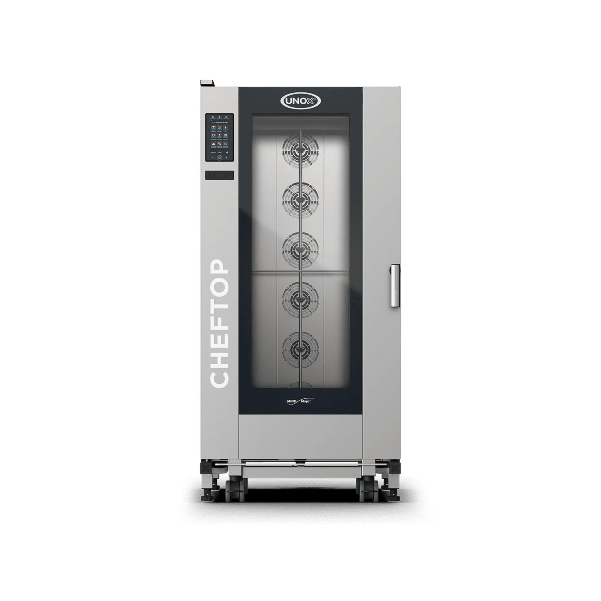 HORNO DE CARRO A GAS COMBINADO CON 20 BANDEJAS CHEFTOP MIND.MAPSTM PLUS BIG XEVL-2021-GPRS