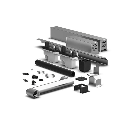 KIT PARA INSTALACIÓN Y SUPERPOSICIÓN DE DOS HORNOS DE GAS, COMPATIBLE CON COLUMNA INFERIOR + XEVC-0511-* (SUPERIOR) XEVQC-0011-G
