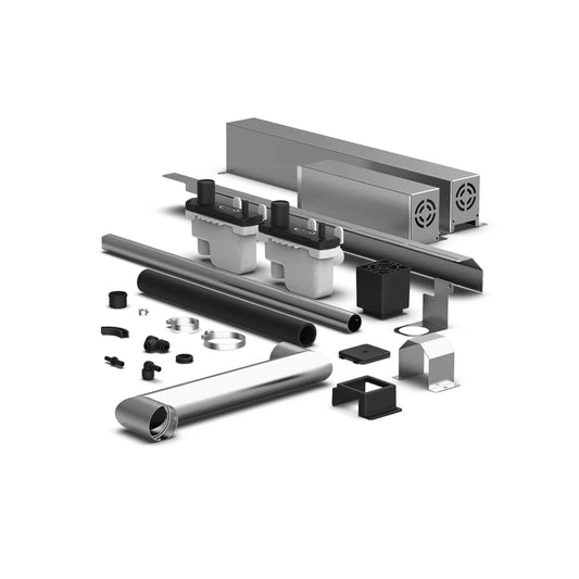 KIT PARA INSTALACIÓN Y SUPERPOSICIÓN DE DOS HORNOS DE GAS, COMPATIBLE CON COLUMNA INFERIOR + XEVC-0711-* (SUPERIOR) XEVQC-0711-G
