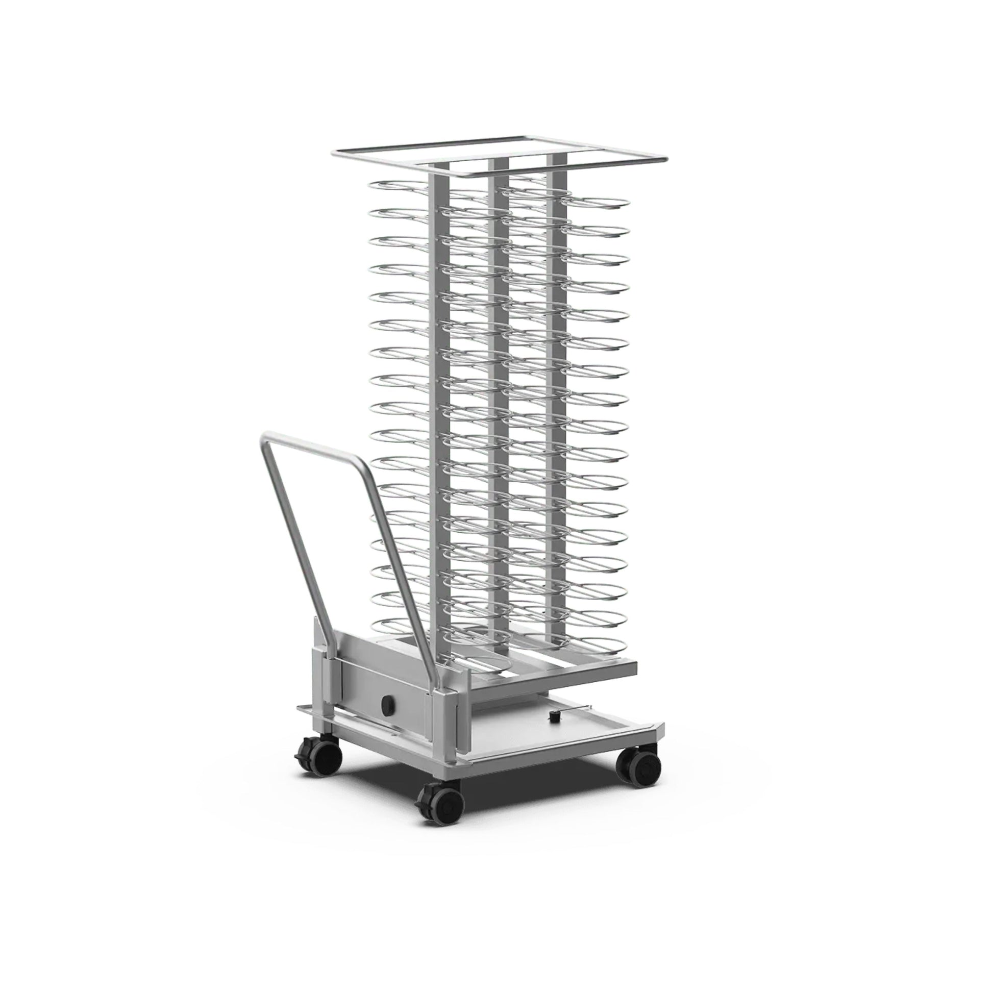 CARRO QUICK.PLATE EN ACERO AISI 316L PARA REGENERACIÓN DE PLATOS, CAPACIDAD 102 PLATOS, DISTANCIA 76,1 MM, BAJO PEDIDO XEVTL-102P